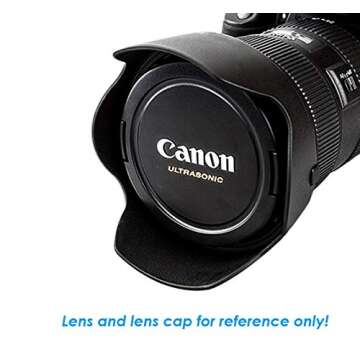Fotasy Dedicated Tulip Bayonet Lens Hood for Canon EF 24-70mm f/2.8L II USM Lens, Canon 24 70mm 2.8 L II Lens Hood, replacement of Canon EW-88C Hood