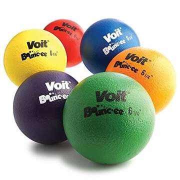 Voit Bouncee Foam Balls 6.25" Prism Pack