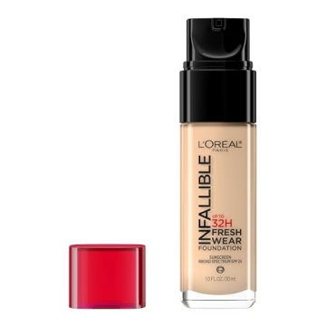 L’Oreal Paris Makeup Infallible Fresh Wear Standard Foundation, 430 Ivory Buff, 1 Fl Oz