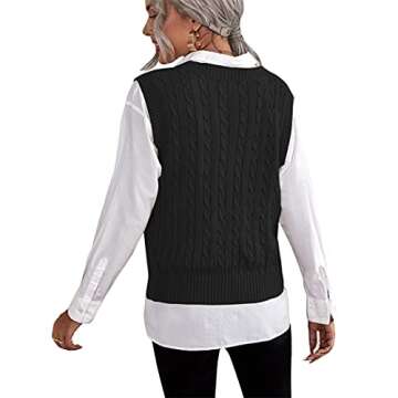 ELESOL Trendy Women's Knit Sweater Vest - Chic & Versatile