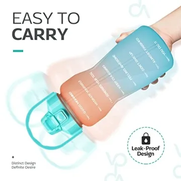 Venture Pal 64oz Motivational Water Bottle for Hydration