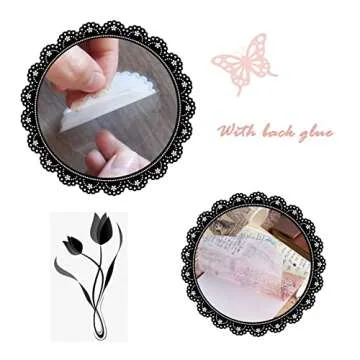 wonderbooom Vintage Washi Tape Set 18 Rolls & 30 Pcs Transparent Lace Sticker,Japanese Decorative Writable Tapes Wide for Scrapbooking Supplies Bullet Journal DIY Planners Junk Journal