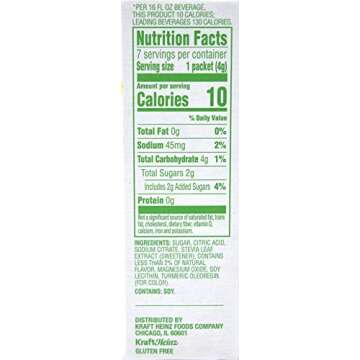 Crystal Light Pure Lemonade On The Go Drink Mix, 7-Packet Box (4 Box Pack)