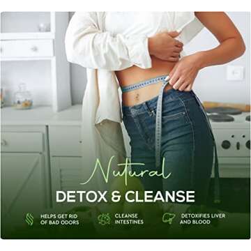 Chlorophyll Liquid Drops - Organic Chlorophyll - Natural Energy Boost - Made in USA - Fast Absorbing Liquid Chlorophyll Supplement - Immune Support & Internal Deodorant - Non GMO Vegan - Detox Liquid