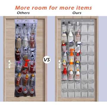 KIMBORA 40 Pocket Over the Door Organizer for Home