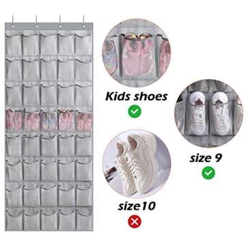 KIMBORA 40 Pocket Over the Door Organizer for Home