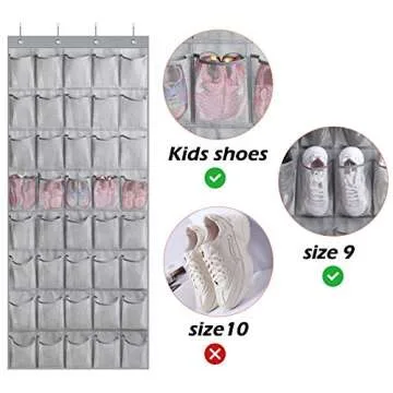 KIMBORA 40 Pocket Over the Door Organizer for Home