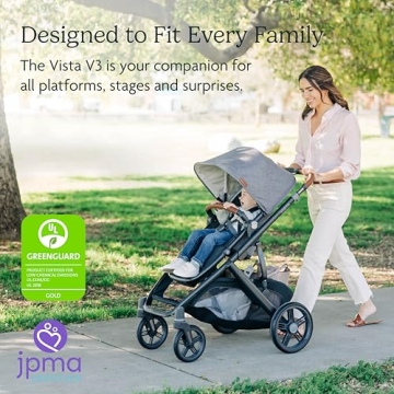 UPPAbaby Vista V3 Stroller - Stylish, Versatile Travel System