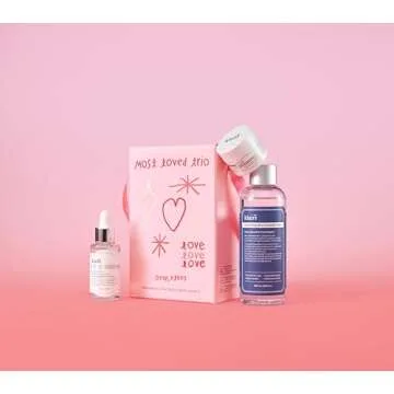 DearKlairs Most Loved Skincare Set - Unscented Toner, Vitamin Serum & E Mask | Korean Glass Skin Routine | Sensitive Skin-Friendly Valentine's Galentines Holiday Gift | Hydrating, Revitalizing