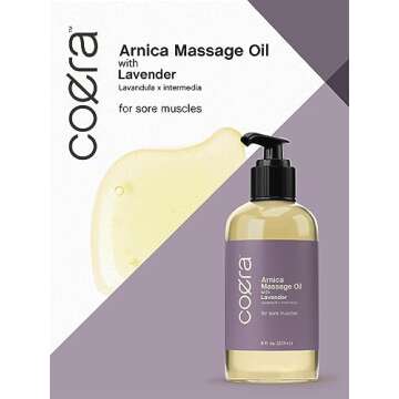 Coera Arnica Massage Oil with Lavender | Natural Muscle Relief