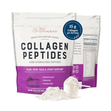 Live Conscious Collagen Peptides Powder - Youthful Glow & Joint Support