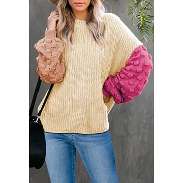 Sovoyontee Cozy Oversized Knitted Sweater for Women