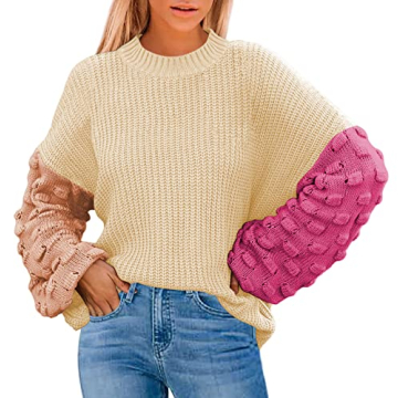 Sovoyontee Cozy Oversized Knitted Sweater for Women