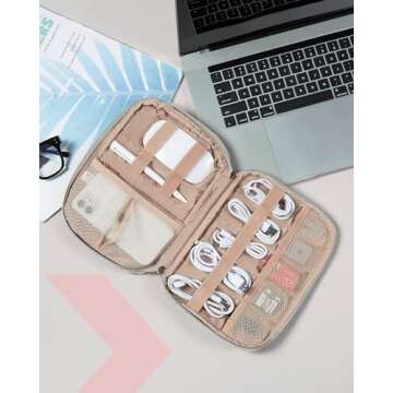 BAGSMART Electronics Organizer Travel Case for Gadgets