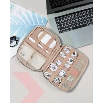BAGSMART Electronics Organizer Travel Case for Gadgets
