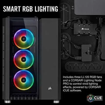 CORSAIR 680X RGB High Airflow ATX Case - Crystal Series