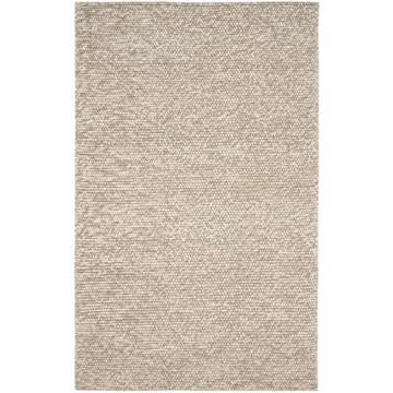 SAFAVIEH Natura Collection Area Rug - 5' x 8', Beige, Handmade Wool, Ideal for High Traffic Areas in Living Room, Bedroom (NAT620B)