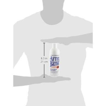 Chris Christensen After U Bathe Final Rinse Solution, Groom Like a Professional, Adds Moisture and Resilience, No Waxes/Oils, Made in The USA, 16 oz