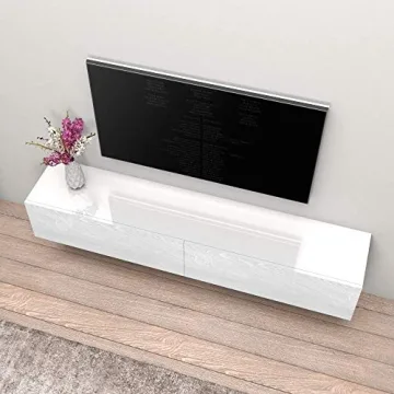 Stylish Wall-Mounted TV Stand - Meble Furniture Berno