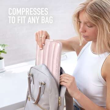 Vandel - The Original Puffy Laptop Sleeve 13-14 Inch. Shiny Pink Laptop Sleeve for Women. Carrying Case Cover MacBook Pro 14 in, MacBook Air 13 Inch, iPad Pro 12.9, Dell, Asus, HP