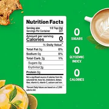 Pyure Organic Stevia Blend | Granulated All-Purpose - White Sugar Substitute | Zero Carb, Zero Sugar, Zero Calorie | Plant-Based Stevia and Erythritol Sweetener for Keto Friendly Food | 1 lb (16 oz)