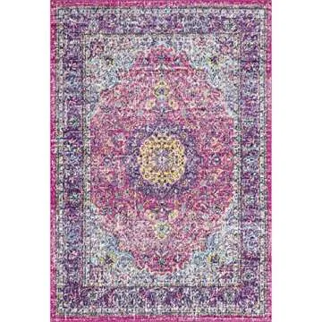 NuLoom Paisley Verona Vintage Area Rug, 4x6, Pink