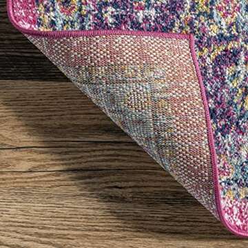 NuLoom Paisley Verona Vintage Area Rug, 4x6, Pink