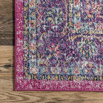 NuLoom Paisley Verona Vintage Area Rug, 4x6, Pink