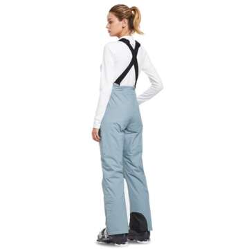 Baleaf Women's Lightweight Insulated Waterproof Ski Bib Overalls for All Winter Activities