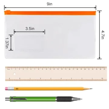 EOOUT 24 pcs Poly Zip Envelopes - Colorful and Durable