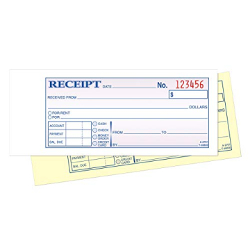 Adams Carbonless Receipt Book - 50 Sets, 2-Part