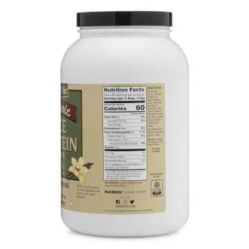 NutriBiotic Organic Rice Protein Vanilla 3 Lb Vegan Powder