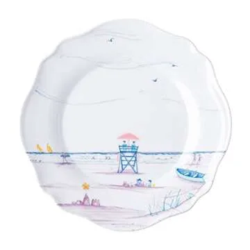 Juliska Seaside Melamine Salad Plates Set - Unbreakable