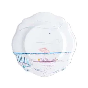 Juliska Seaside Melamine Salad Plates Set - Unbreakable