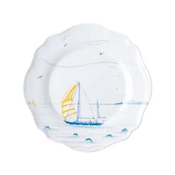 Juliska Seaside Melamine Salad Plates Set - Unbreakable