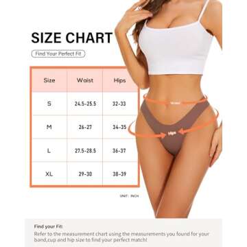 Riozz Cheeky Underwear for Women Seamless Bikini Panties No Show Underwear for Women Briefs Soft Stretch Hipster 6 Pack S-XL