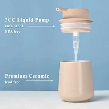 BosilunLife Ceramic Hand Soap Dispenser for Home Use