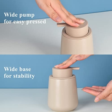 BosilunLife Ceramic Hand Soap Dispenser for Home Use