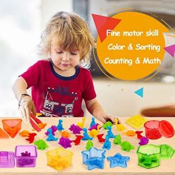 Tsomtto Counting Dinosaurs Toy for Toddler Learning