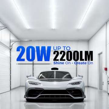 Barrina Pack of 12 LED T5 Shop Light, 4FT - Bright & Versatile Lighting Solution