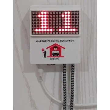 LogicXYZ Garage Parking Assistant New Model with Parking Aid Sensor - Digital Parking Stopper for Garage – No Laser Garage Parking