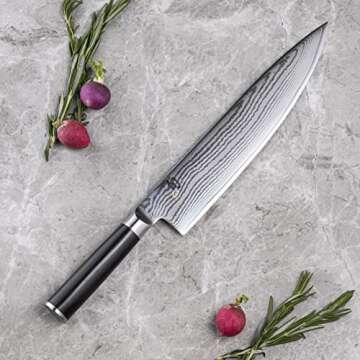 Shun Classic Chef's Knife 10” - Handcrafted Japanese Excellence
