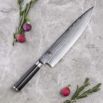Shun Classic Chef's Knife 10” - Handcrafted Japanese Excellence