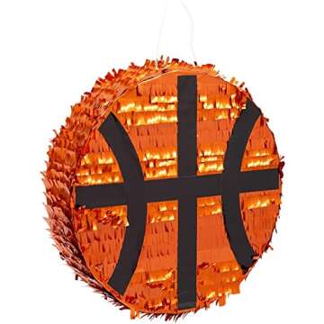 Basketball Piñata for Sports Birthday Party Supplies