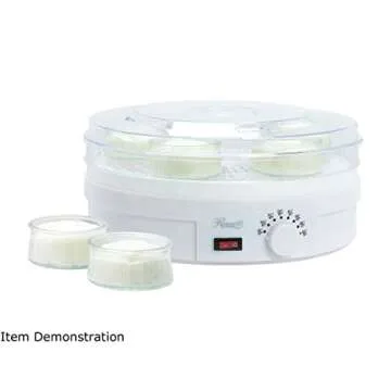 Rosewill Food Fruit Dehydrator Machine, Portable Electric Adjustable Thermostat, BPA Free, 5 Tray, Clear and white