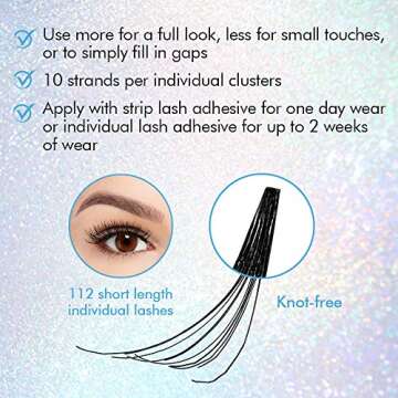 Ardell Knot-Free Individual Lashes for Effortless Glam