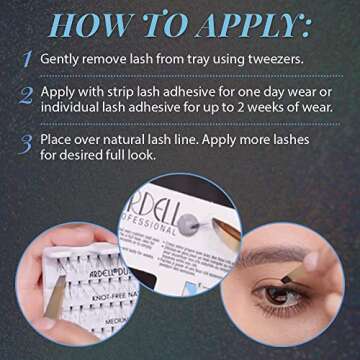 Ardell Knot-Free Individual Lashes for Effortless Glam