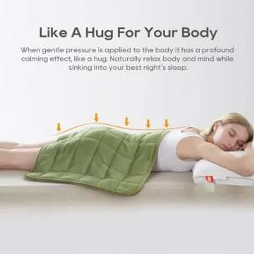 Small Weighted Blanket for Adults (Double-sided),Weighted Lap Pad 7lbs Throw for Travel,Calming,Relaxation-Reversible Warm Crystal Velvet and Cooling Tencel,Machine Washable,Green 29x24 inches