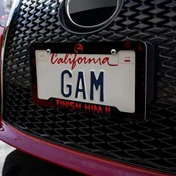 Mortal Kombat Klassic License Plate Frame - Unique Style