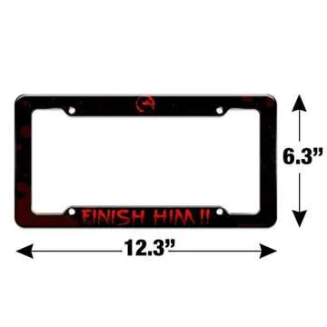 Mortal Kombat Klassic License Plate Frame - Unique Style